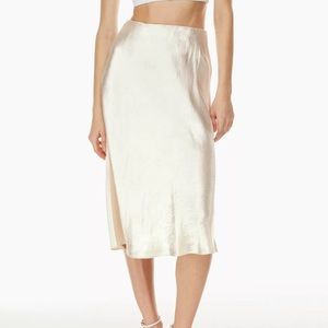 Aritzia Babaton Slip Midi Skirt